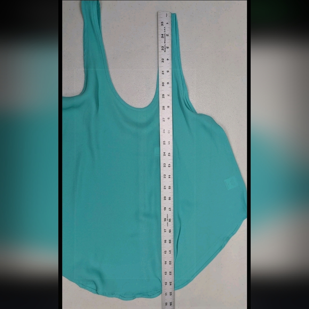 NWT Lush XS Sleeveless Top Blouse Tank Top Cami Green City Spring Summer #750 - Picture 6 of 6